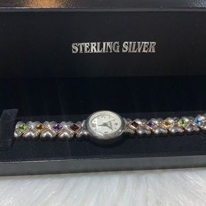 Sterling gem watch